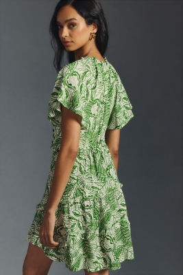 robin green dress Robin Elegant Short And Long Green Evening Dress – D&D Clothing main image 0