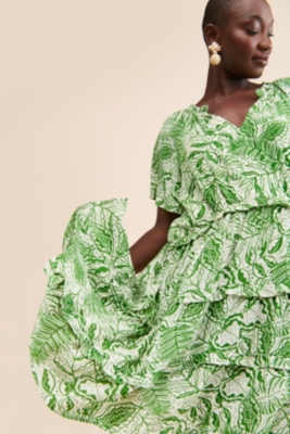 green emerald velvet dress 1 main image 0