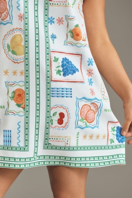 Anthropologie メイヴ ノースリーブ ミニ シフト ドレス 4130647160085_010_b14