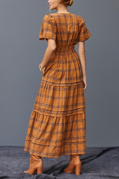 Somerset Plaid Maxi Dress | Nuuly