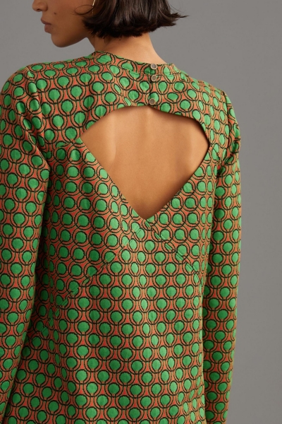 Jacquard Shift Mini Dress | Nuuly
