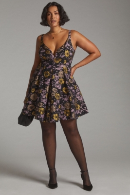 Ameri VINTAGE - BERRY JACQUARD DRESSの通販 by mizzy's shop