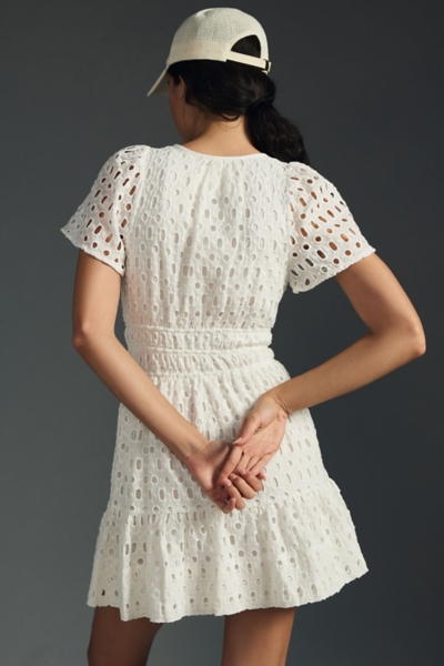 The Somerset Eyelet Mini Dress | Nuuly