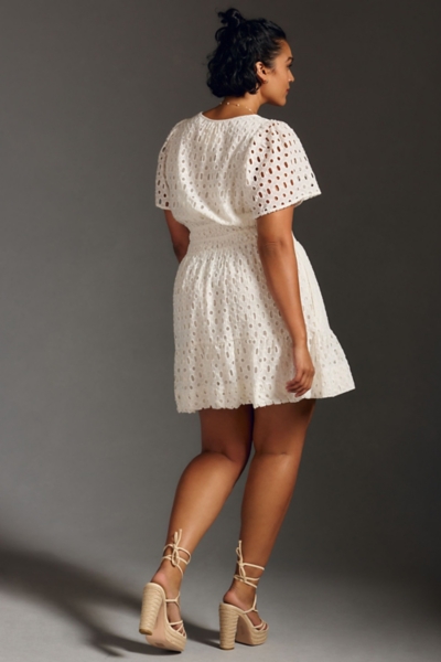 The Somerset Eyelet Mini Dress | Nuuly