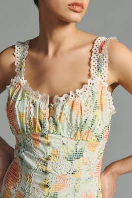 Ruffled Eyelet Dress