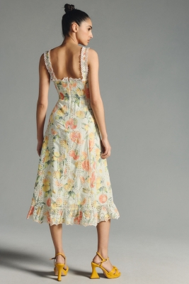 Ruffled Eyelet Dress