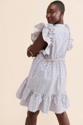 Ruffle-Sleeve Mini Dress Nuuly