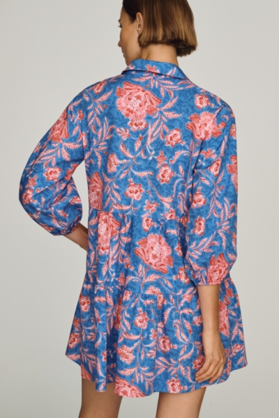 the bettina tiered shirt dress by maeve mini sequin edition Maeve Bettina Sequined Tiered Shirtdress