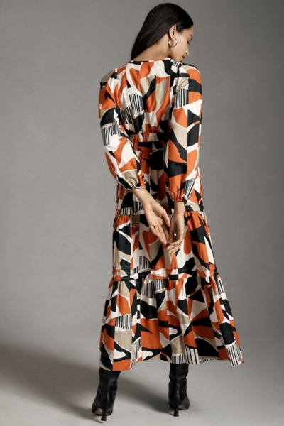 low cut floral maxi dress Summer Sunlit Breeze Floral Maxi Sundress
