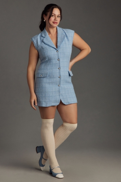 tweed vest mini dress Abercrombie & Fitch The A&F Mara Tweed Vest Mini Dress