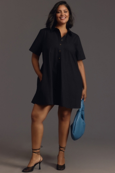 Pollie Short-Sleeve Swing Tunic Mini Dress | Nuuly