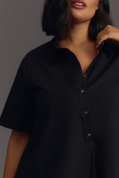Pollie Short-Sleeve Swing Tunic Mini Dress | Nuuly