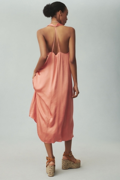 halter dress beach LUNA TIE DYE OPEN BACK HALTER DRESS| Summer Maxi Dress | Tie dye Maxi Dress main image 1