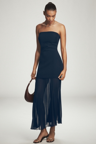 alice mccall blue floral dress Oh My Goodness Ocean (For Hire) – EKOLUV Open-Back Simple Cowl-Neck Long category_bridal Size:7 Medium and sheer tulle panels