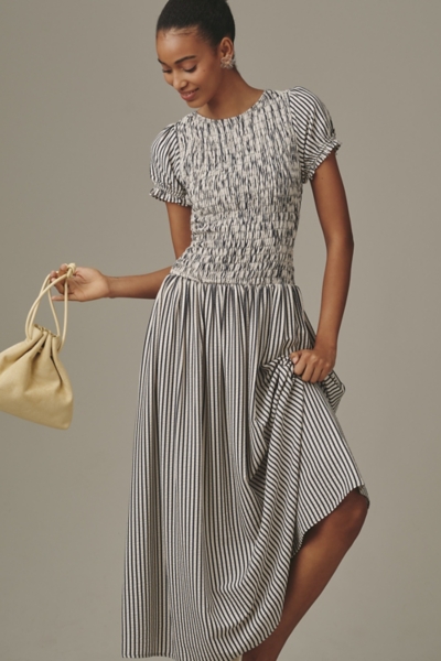strapless open back dress Mauve Ribbed Square Neck Short Sleeve Maternity Maxi Dress