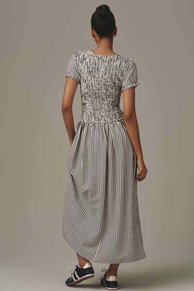 Smocked Short Sleeve Maxi Dress | Nuuly