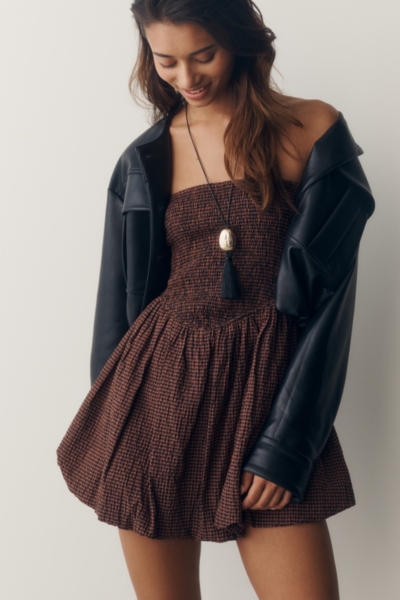 endless rose strapless voluminous bubble mini dress endless rose Strapless Voluminous Mini Dress