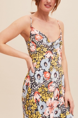 anthropologie bias slip dress