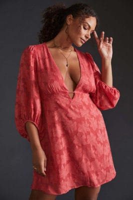 NWT Anthropologie Open-Back Lace buy Mini Dress HTF 22W $190 Raspberry Red Pink