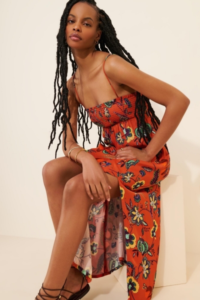 Floral Cross-Back Maxi Dress | Nuuly