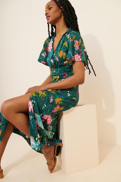 maeve button front shirt dress Maeve