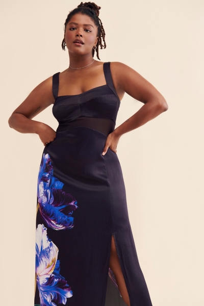 Sleeveless Floral Slim Maxi Dress | Nuuly