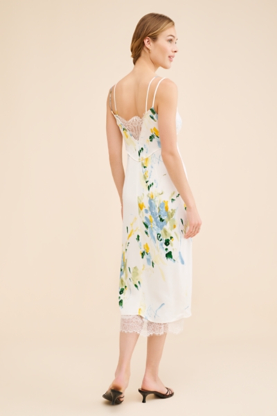slim fit dress slacks Chrissy Slip Dress W. Lace