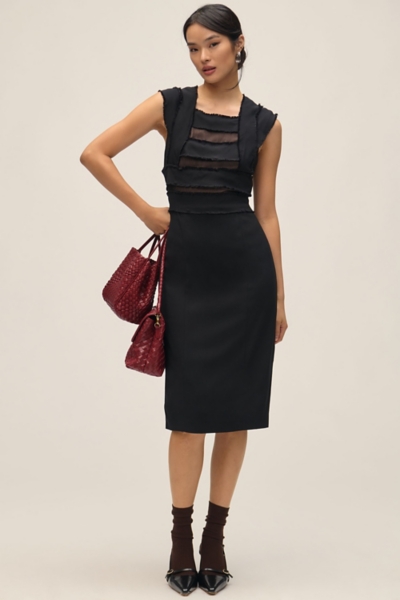 cap sleeve black dress The Cap Sleeve Mini Dress