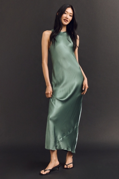 Satin Slip Maxi Dress | Nuuly