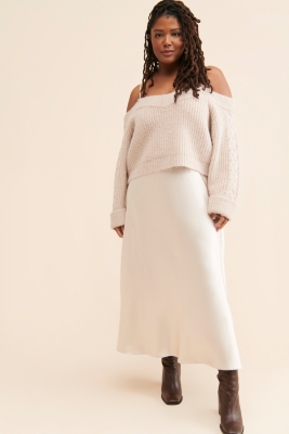 Layered Sweater Slip Dress Nuuly