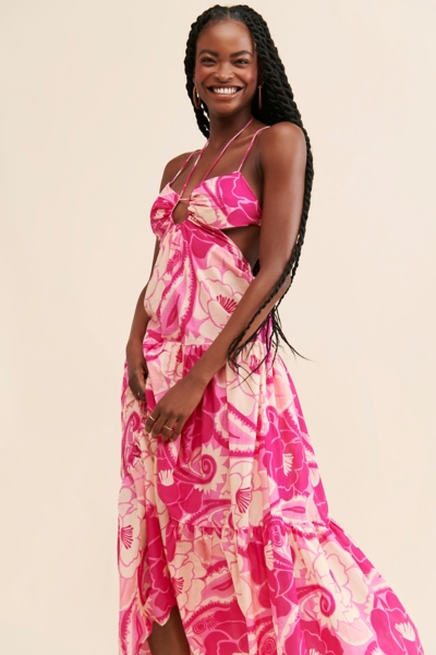 Cutout Halter Dress | Nuuly