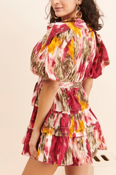 knee length dresses for ladies Petal and Pup Women's Wendi Ruffle Mini Dress main image 0