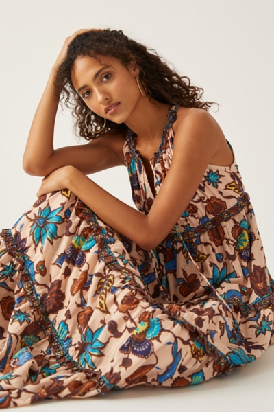 printed boho dress Boho Tides Paisley Printed Midi Dress