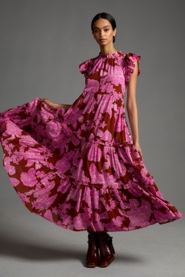 Floral Tiered Ruffled Dress | Nuuly