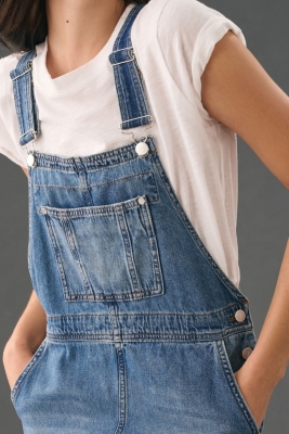 Denim Overall Midi Dress Nuuly
