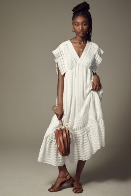 Neck ruffle dress sale