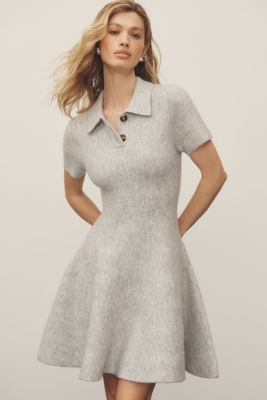 Collared Knit Mini Dress | Nuuly