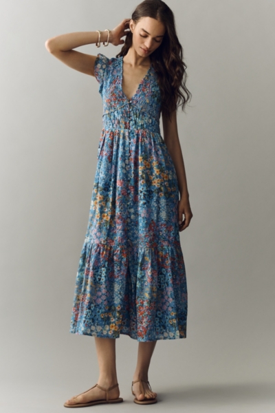 midi terracotta dresses for wedding guest Terracotta Carolina Midi Dress