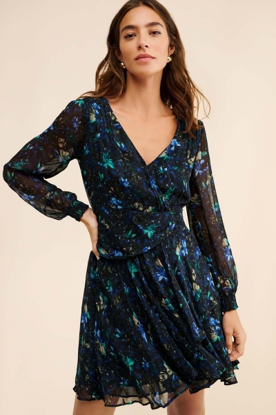 show me your mumu napa mini dress Demi Mini Dress, in Wild Meadow Embroidery