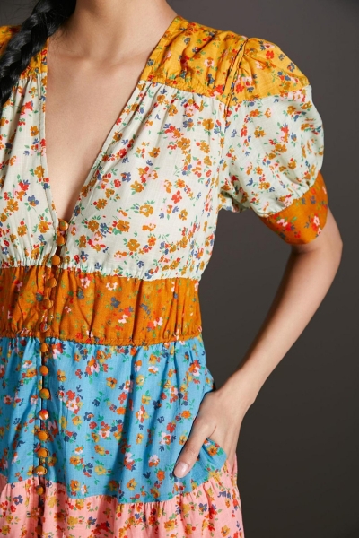 anthropologie tiered and true maxi dress Tiered & True Maxi Dress