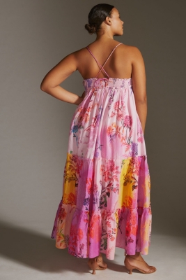 EUC Anthropologie _Sage The Label _ Tiered Maxi Dress_ size Medium 2024