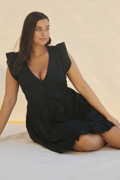bec and bridge halter mini dress Bec + Bridge Leora Halter Mini Dress | Black