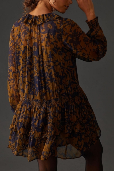 sachin and babi light blue dress The Marais Printed Tiered Maxi Dress main image 0