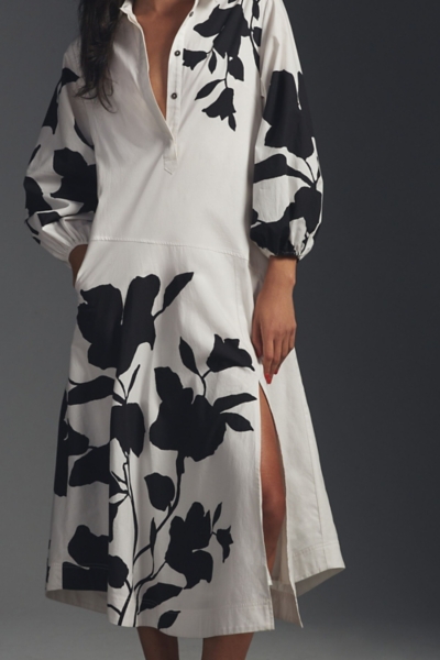 Button-Front Asymmetrical Dress | Nuuly