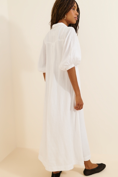 The Mona Linen Shirt Dress | Nuuly