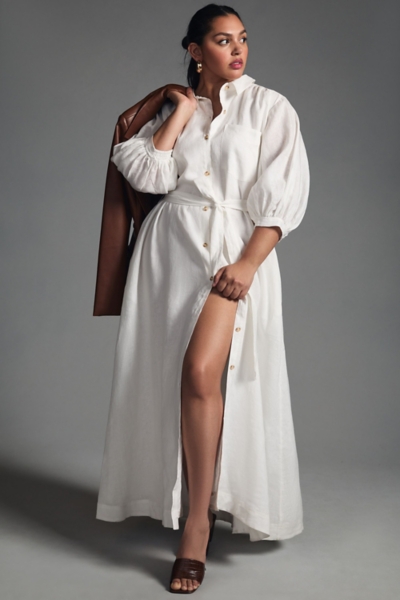The Mona Linen Shirt Dress | Nuuly