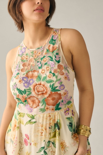 Floral A-Line Maxi Dress | Nuuly