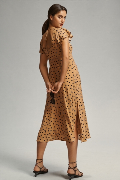 Silk Scoop-Neck Dress | Nuuly