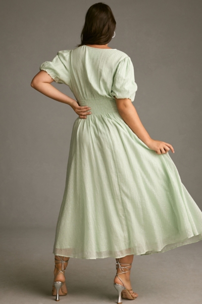 The Catalina Lurex Button-Front Dress | Nuuly