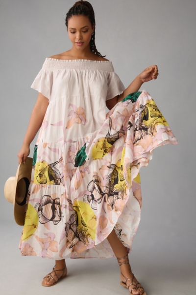 Tiered Off-The-Shoulder Dress | Nuuly